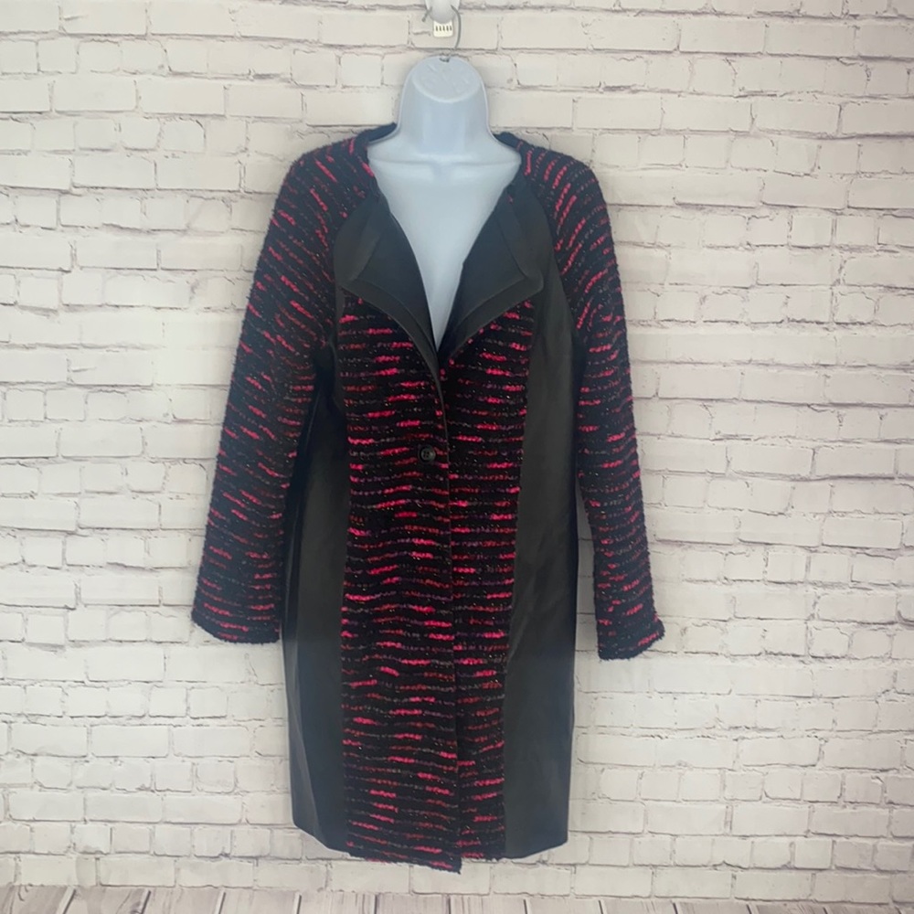 Picadilly faux leather coat size medium